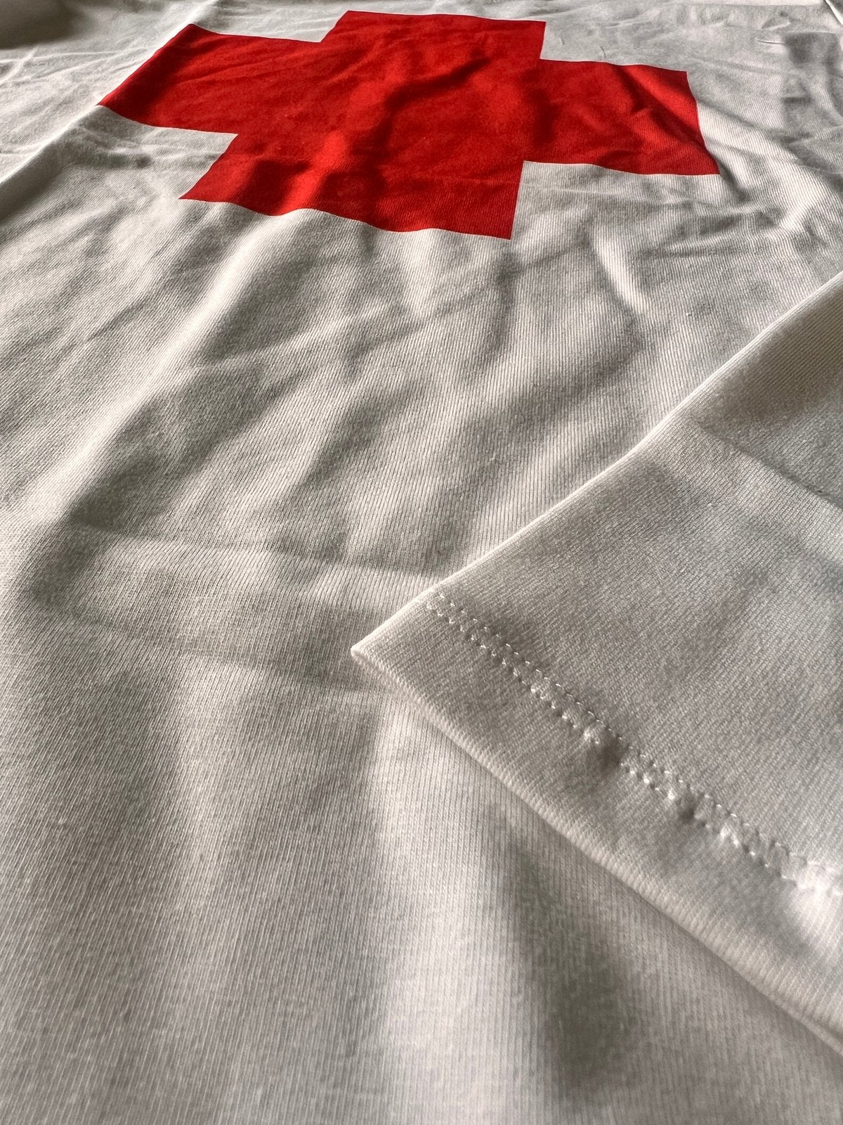 Rachel Green "Red Cross" Long Sleeve Tee – 100% Organic Cotton ‘90s Icon Look