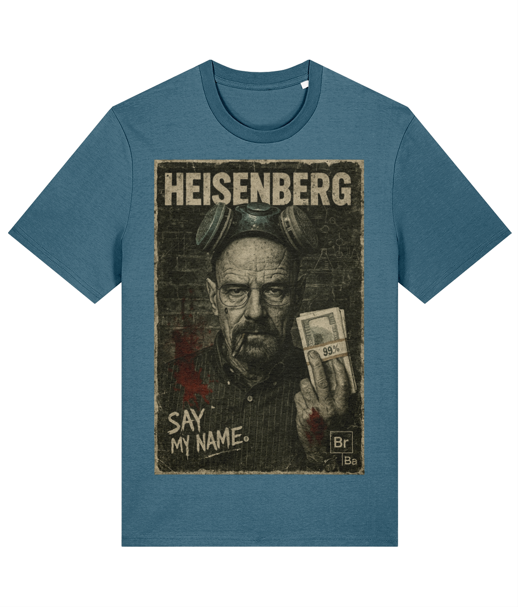 Heisenberg "Say My Name" T-Shirt - 100% Cotton - Breaking Bad Inspired