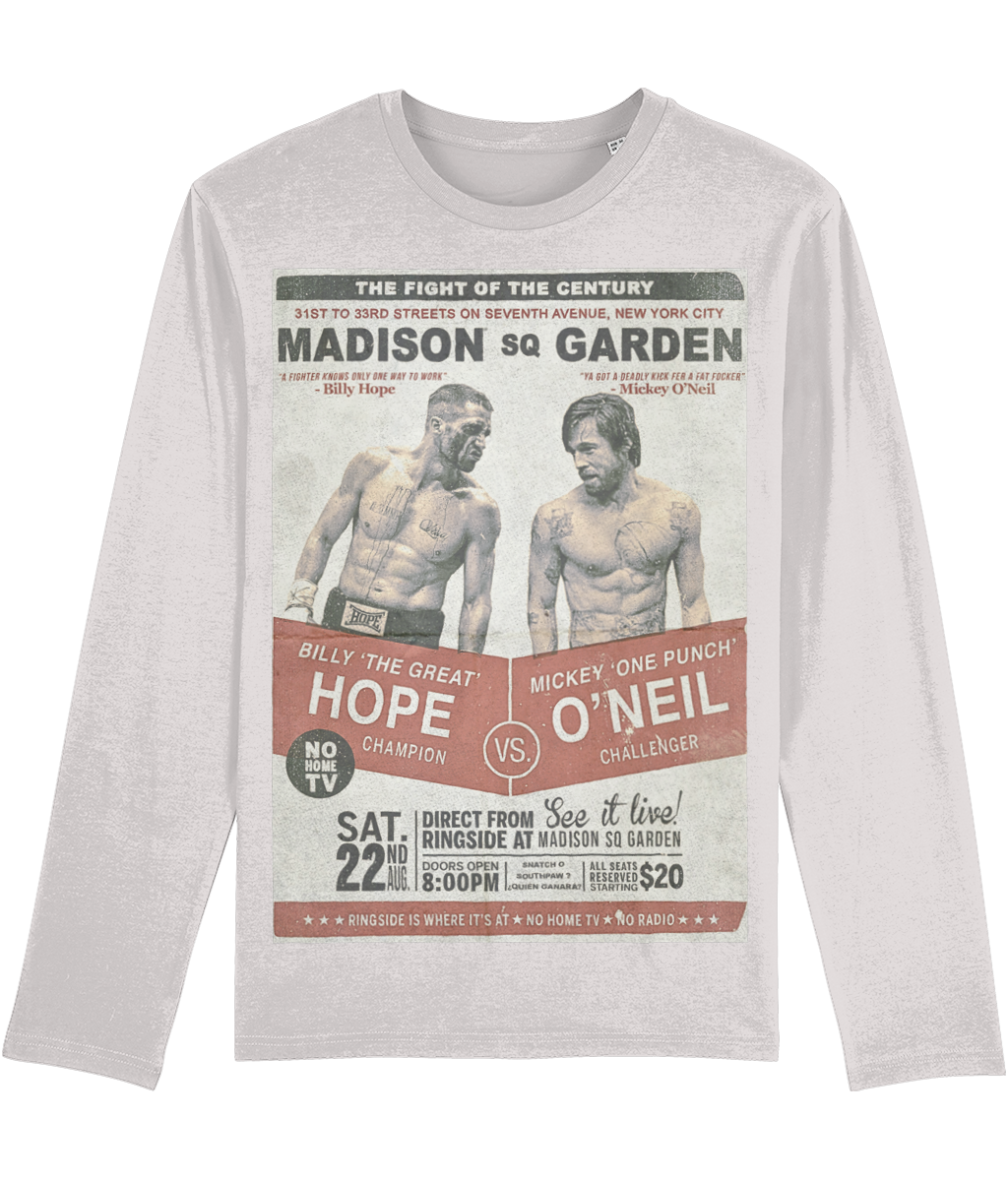 Southpaw vs Snatch Boxing Long Sleeve Fight Night Tee – 100% Cotton