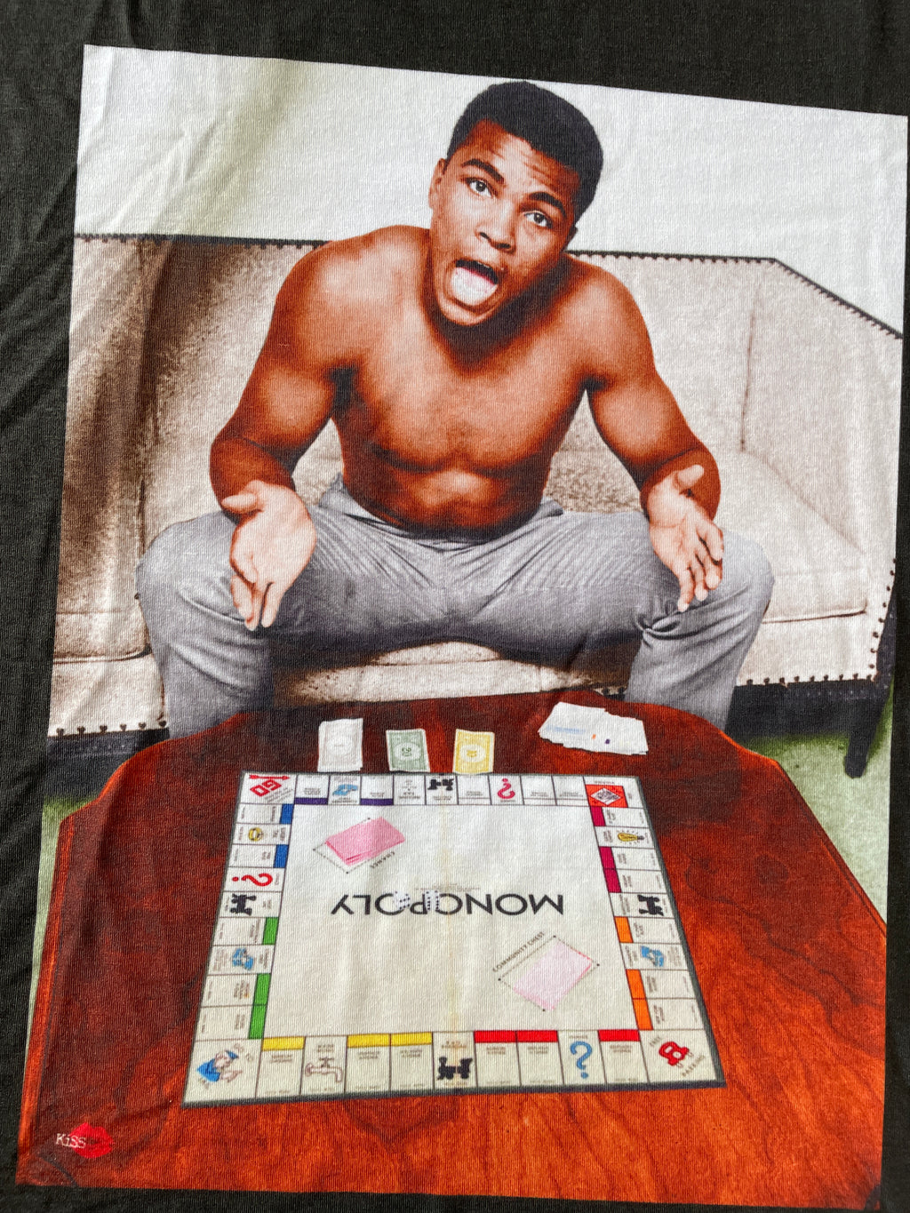 MonopALI KiSS Unisex organic cotton t-shirt - Muhammad Ali Iconic Boxing Sports
