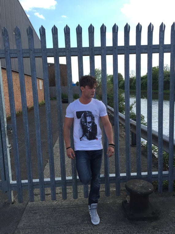 Bane Joker T-Shirt - Dark Knight - Heath Ledger half Tom Hardy