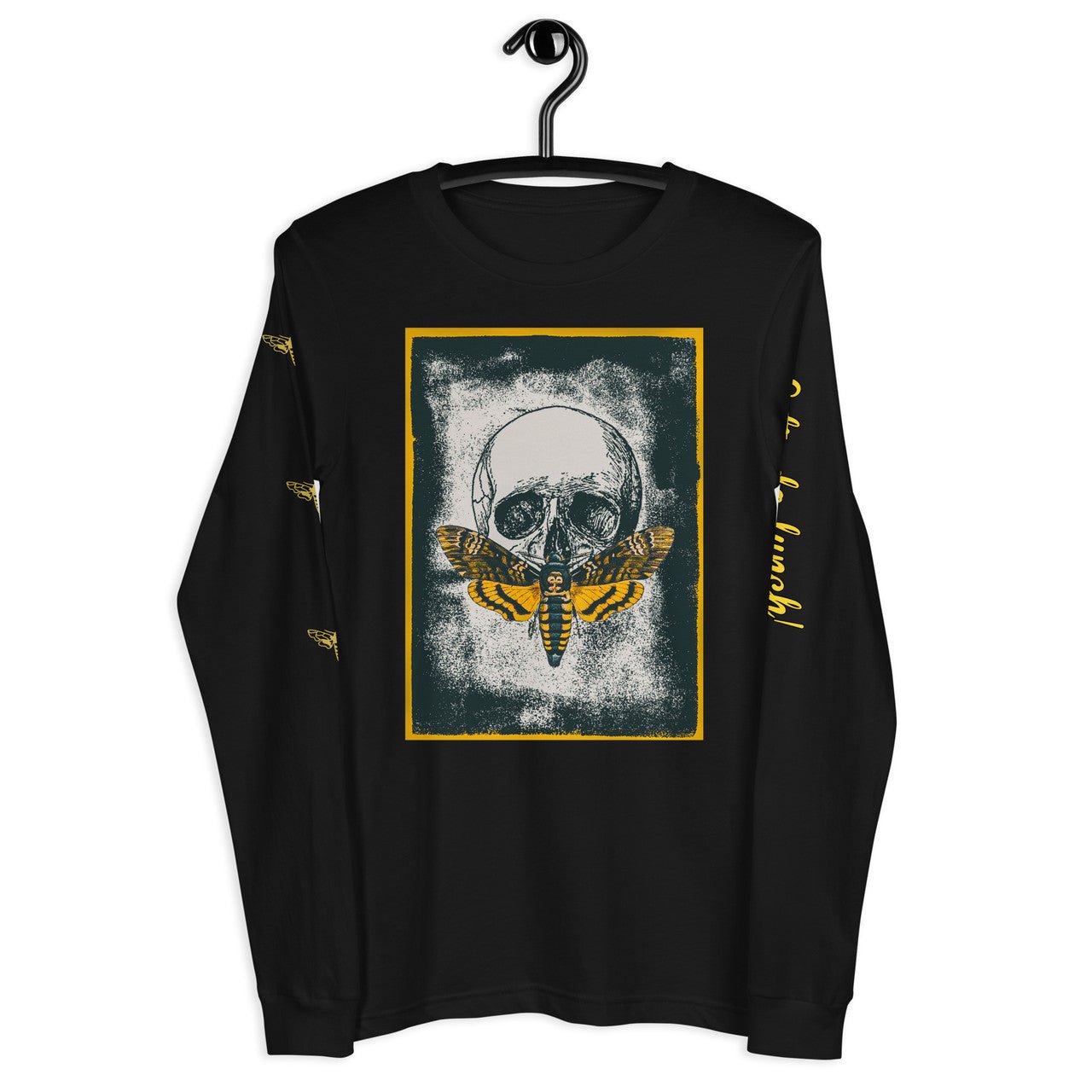 Hannibal Inspired Death's Head Moth Long Sleeve Tee – "Let's Do Lunch" Edition