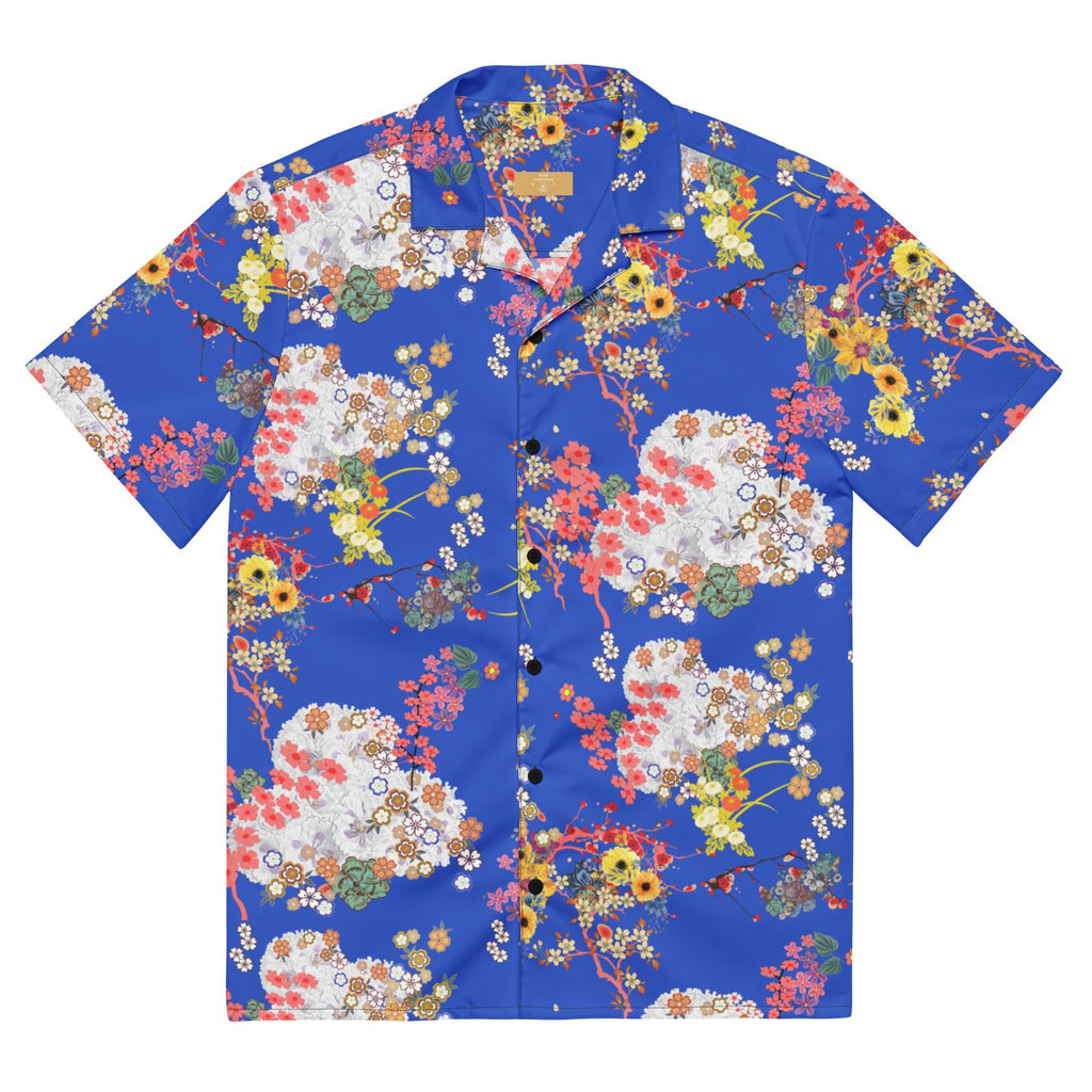 Romeo Japanese Flowers Unisex button shirt - Leonardo DiCaprio Juliet Movie