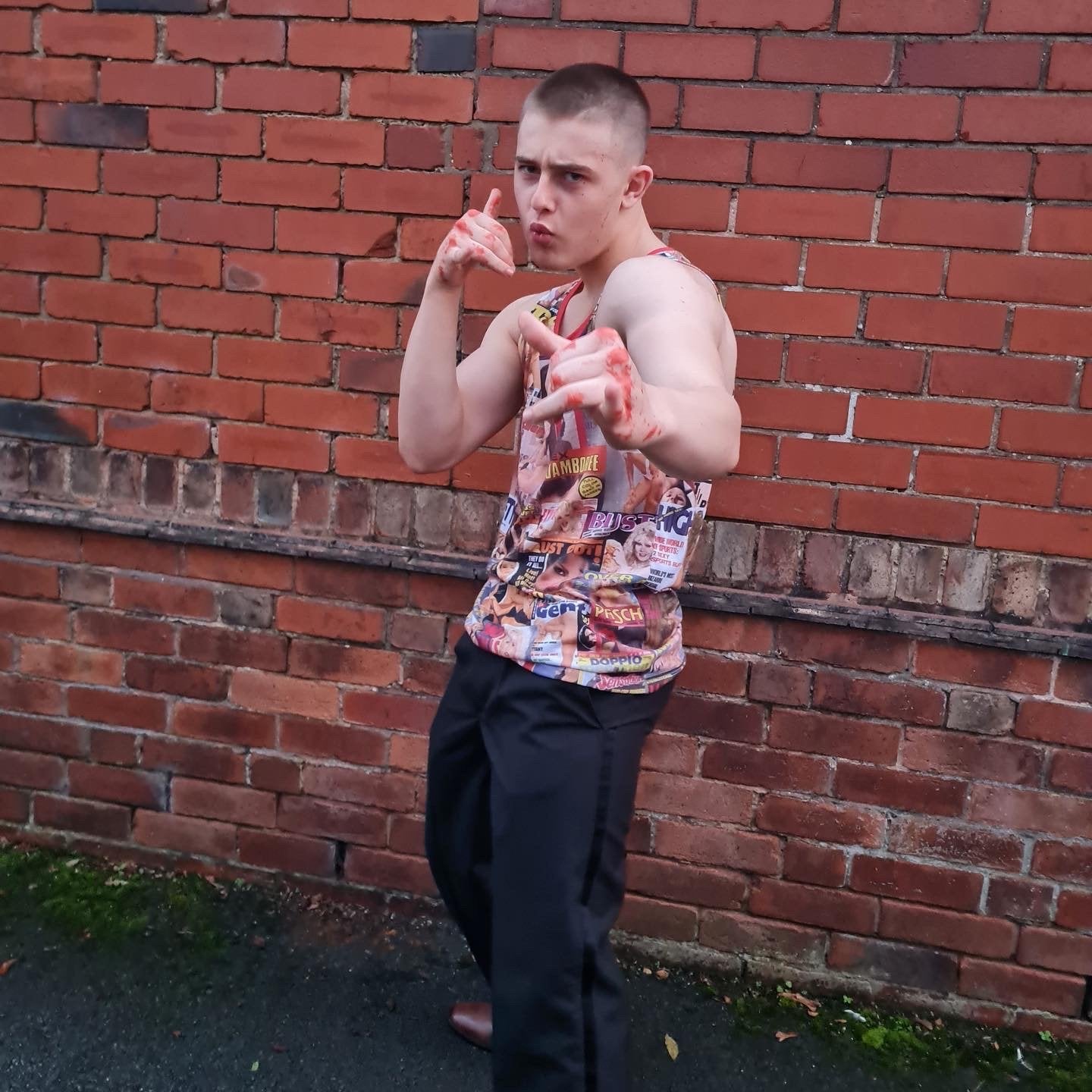 Fight Club Inspired XXX Magazines Vest Top - Brad Pitt Style