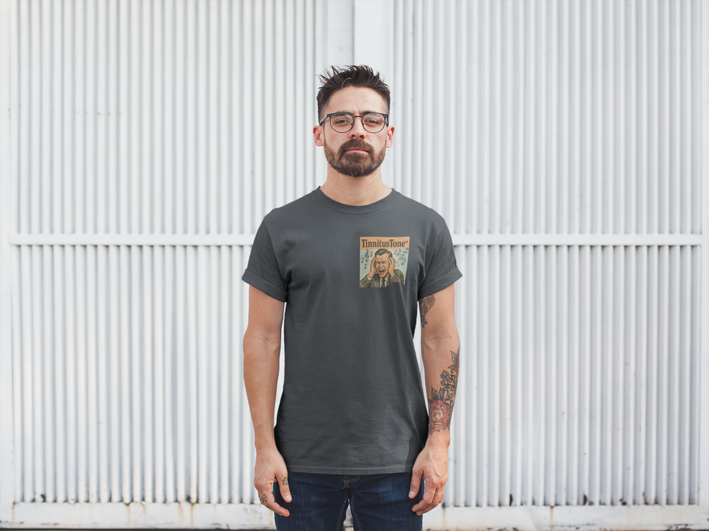 Tinnitus Tone Unisex organic cotton t-shirt - The Sound that Stays With You