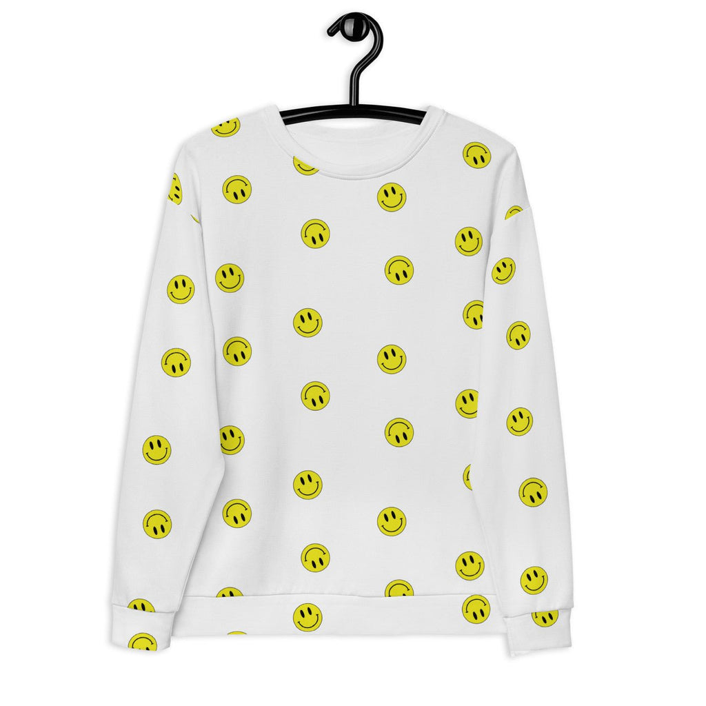 90s Smiley Face Unisex Sweatshirt - Phoebe Buffay Friends inspired