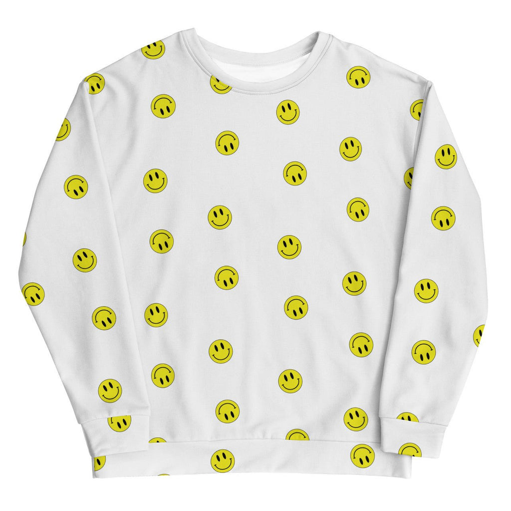 90s Smiley Face Unisex Sweatshirt - Phoebe Buffay Friends inspired