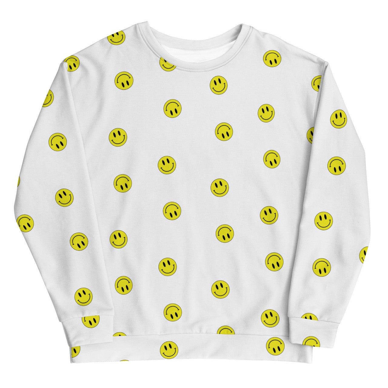 90s Smiley Face Unisex Sweatshirt - Phoebe Buffay Friends inspired