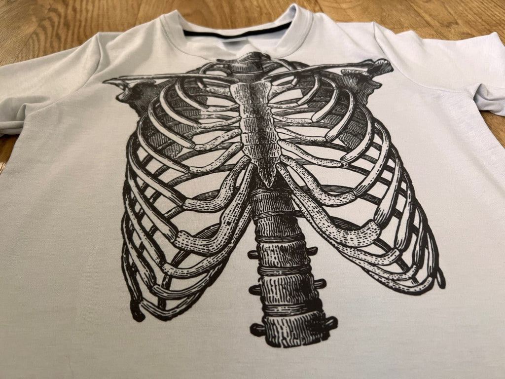 Kids Skeleton Ribcage T-Shirt – Skull & Bones Graphic