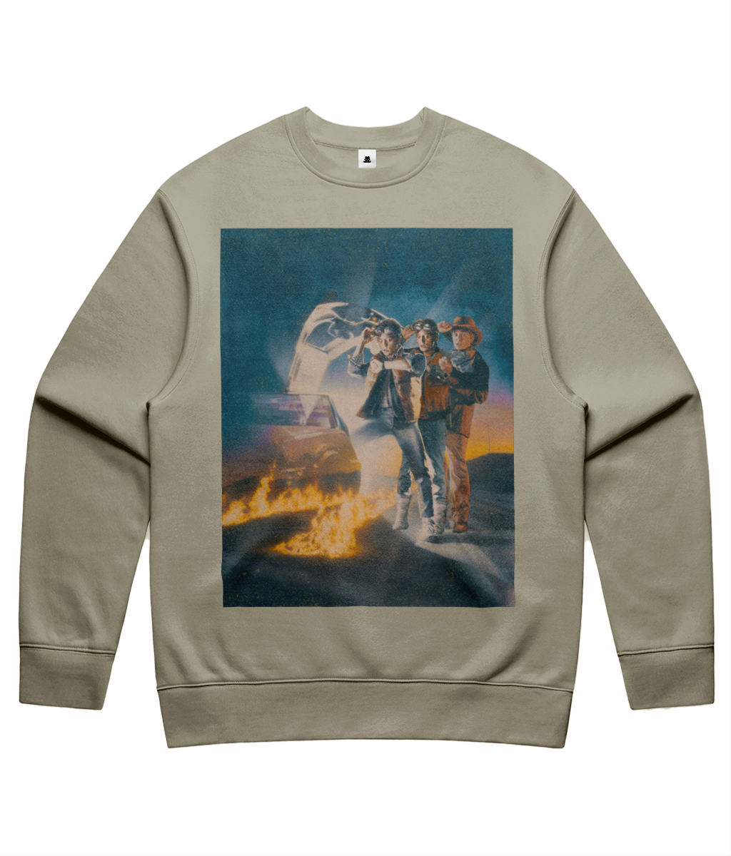 BTTF Trilogy Sweatshirt – Retro Unisex Relaxed Fit