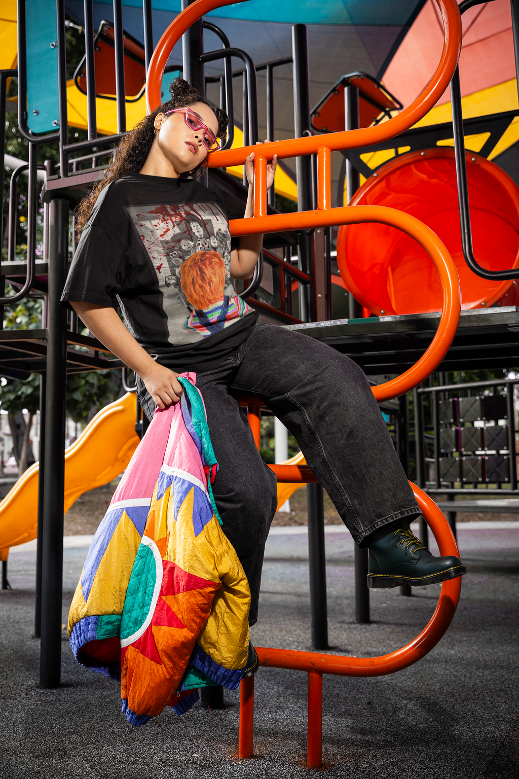 Toy Story vs Chucky Oversized T-Shirt | 100% Organic Cotton Heavyweight Tee