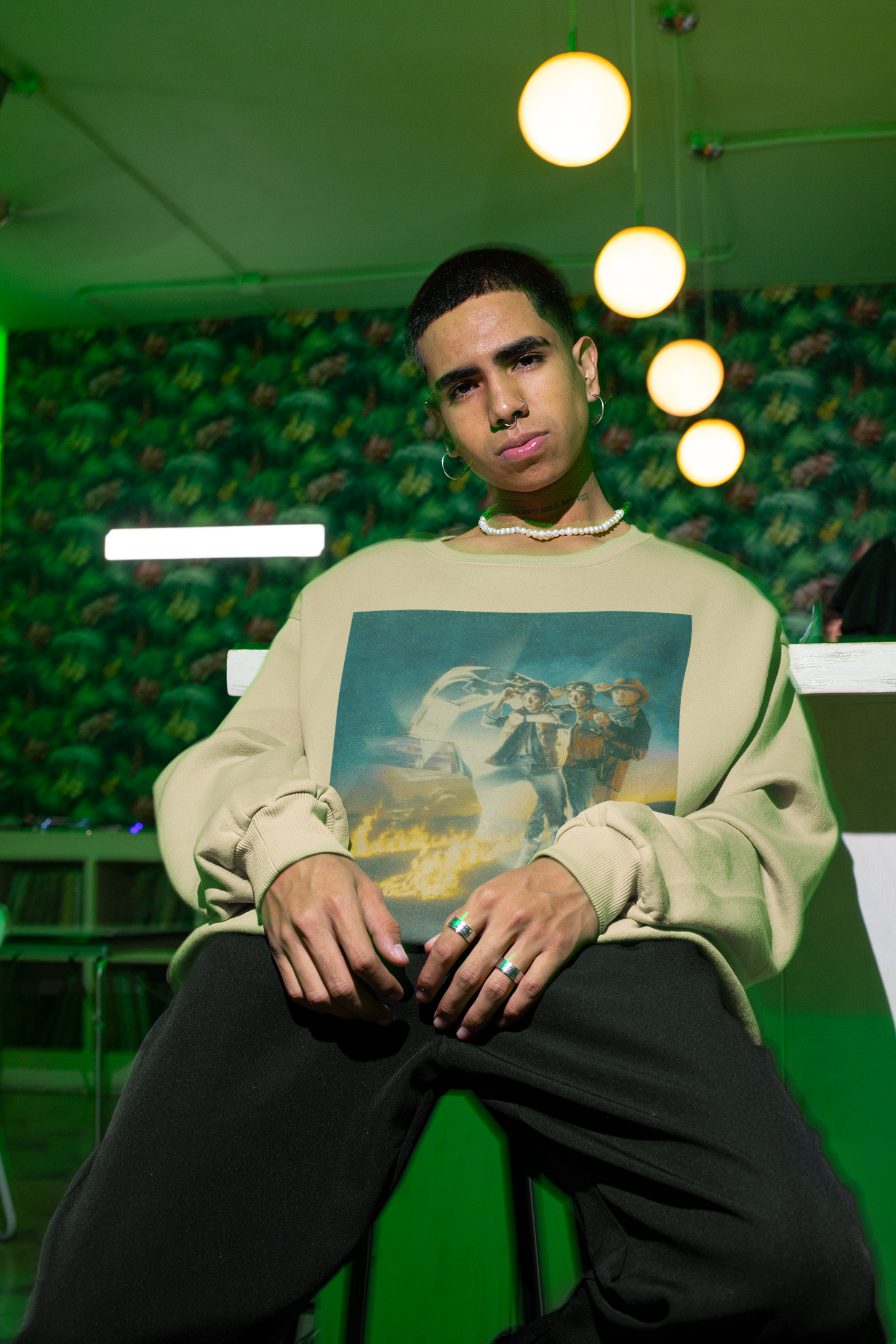 BTTF Trilogy Sweatshirt – Retro Unisex Relaxed Fit