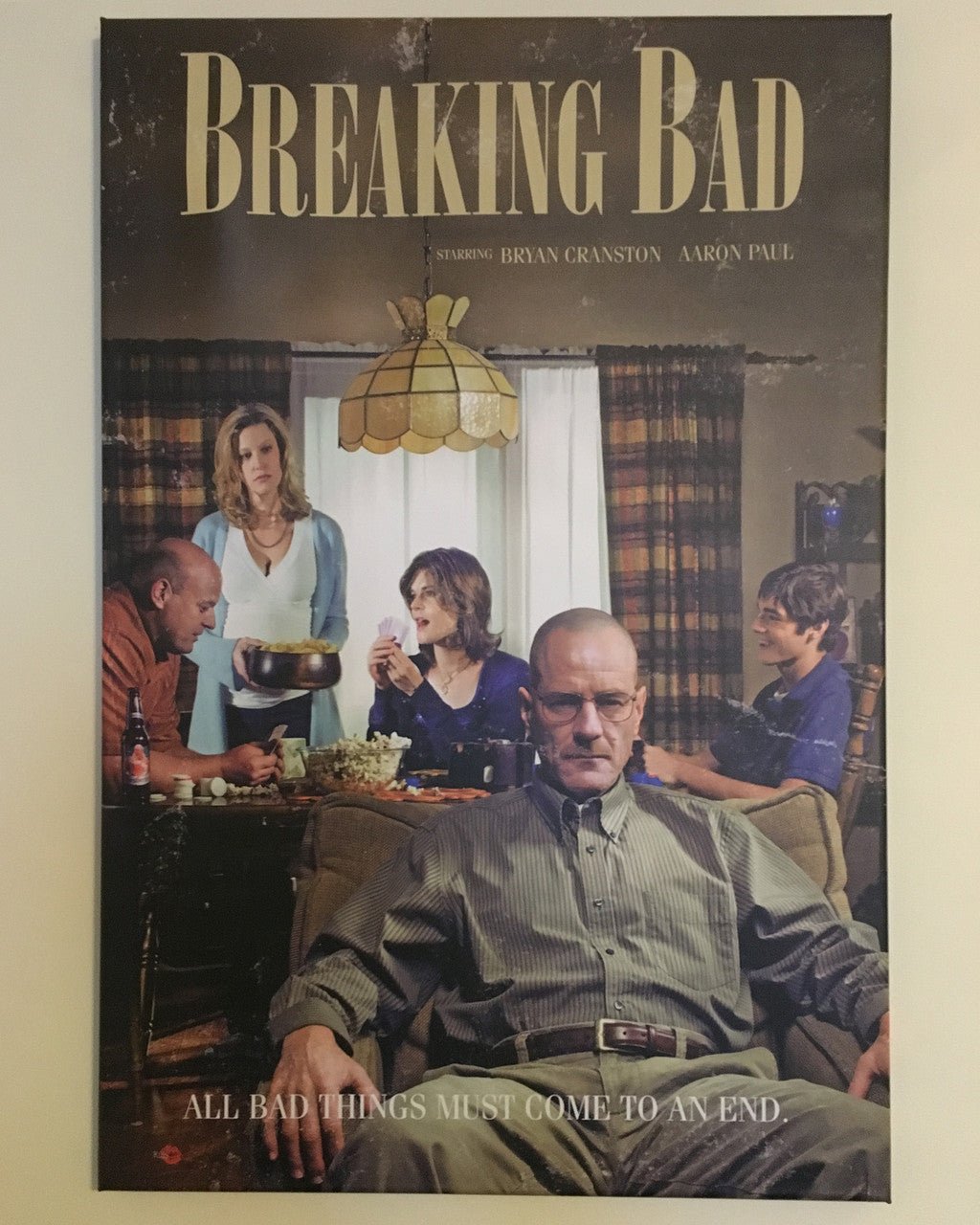 Breaking Bad Retro Style Canvas - TV inspired - Walter White